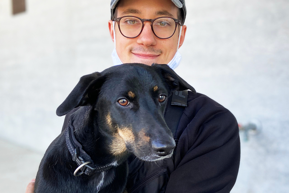 Max Knabe im Tierheim Berlin